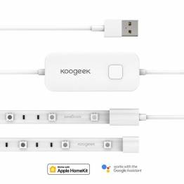 Koogeek Wi-Fi Smart LED-ljus remsa med HomeKit, Alexa och Google Home