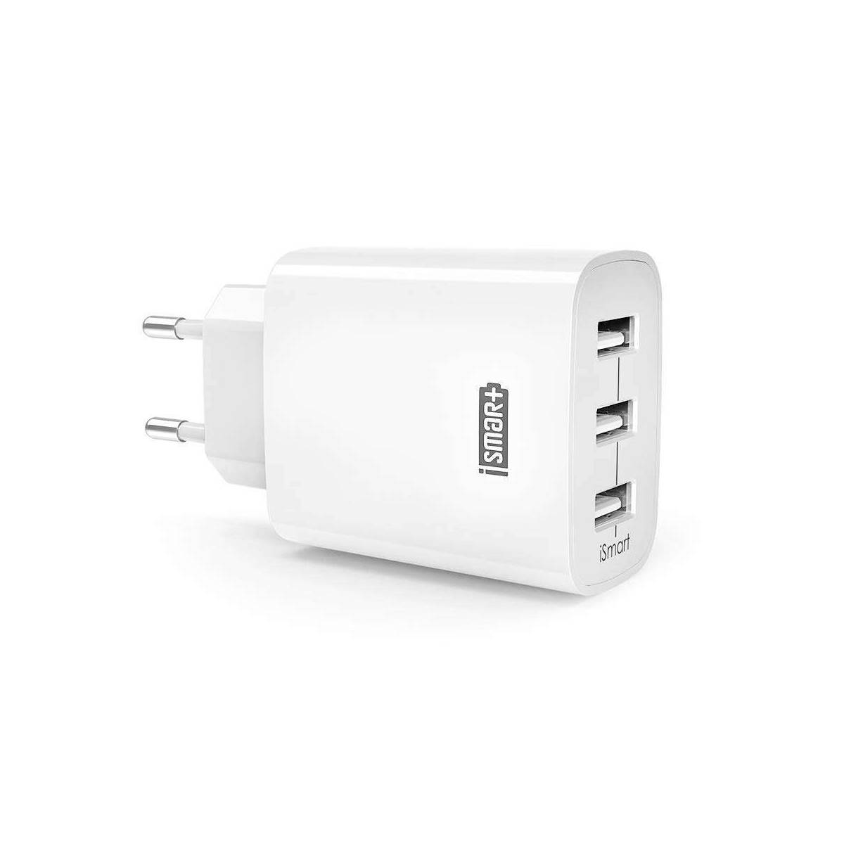 RAVPower 30W QC 3.0 dobbelt USB oplader i Hvid Mackablar RAVPower 30W QC 3.0 dobbelt USB oplader i Hvid Mackablar
