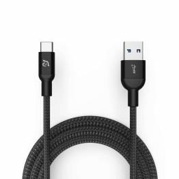 Adam Elements M100 plus USB till USB-C-kabel svart/silver