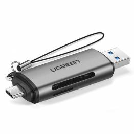 USB-C & USB till SD/MicroSD 5Gbps adapter Ugreen