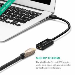  Mini DisplayPort till HDMI-adapter 4K Premium Ugreen svart