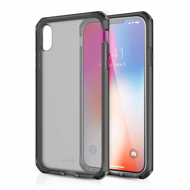 ITSKINS Cover för iPhone XS Max transparent Frost Grey