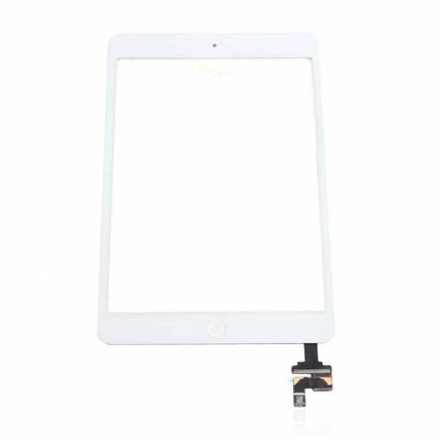iPad mini 2 skärm vit. Hög kopia