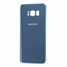 Samsung Galaxy S8 tillbaka plattan blå