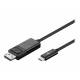 USB-C till Displayport-kabel 4K 60Hz frå...