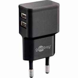 GooBay Dual USB-laddare 2x USB-laddare (upp till 12W)