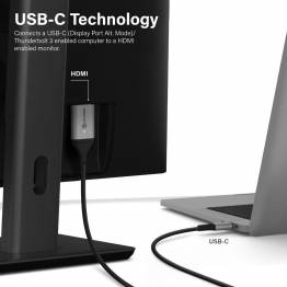  ALOGIC Ultra USB-C til HDMI kabel 4k@60Hz 1/2m