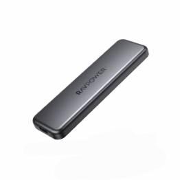 RAVPower 500 GB Portable SSD sort m. USB-C 540Mbps