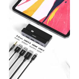  USB-C HDMI-docka (USB, HDMI och USB-C)