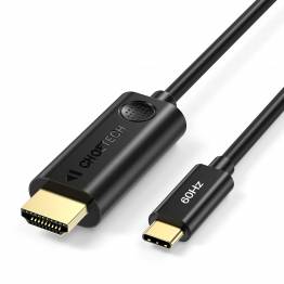 USB-C till HDMI-kabel i grått på 1,8M Choetech