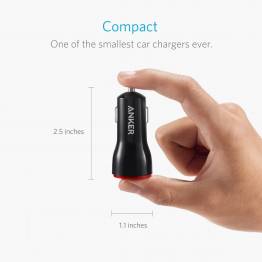  Anker PowerDrive 2 24W 2-Port car charger