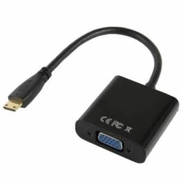  Mini HDMI till VGA-adapter med ljud