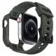 Spigen Apple Watch Thin Fit-skal 4/5/6 / SE 44mm - Militärgrön