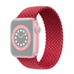 Apple Watch flätat band 42/44 mm - Small - röd