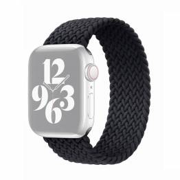 Apple Watch flätat band 42/44 mm - Large - svart