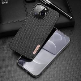  DUX DUCIS Fino iPhone 13 Pro 6,1" skal med vävd yta - svart