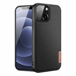 DUX DUCIS Fino iPhone 13 6,1" skal med vävd yta - svart