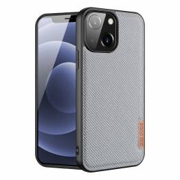 DUX DUCIS Fino iPhone 13 6,1" skal med vävd yta - grå