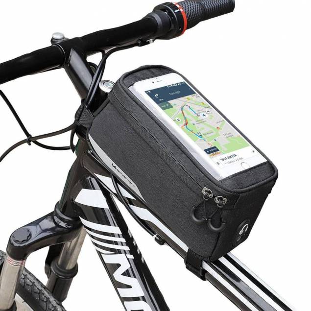 Wozinsky cykelväska med iPhone-hållare - vattentät och upp till 6,5"