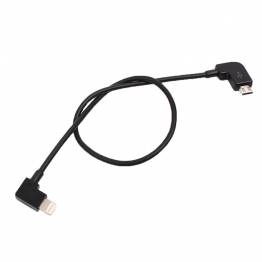 Lightning t. Micro USB-kabel för DJI MAVIC PRO & SPARK drönare - 30 cm