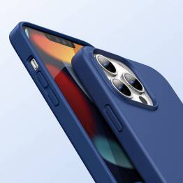  Ugreen iPhone 13 Pro Max 6.7" skyddande silikonskal - blå