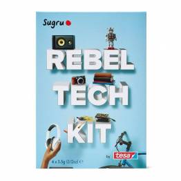  Sugru 'fix it' modelleringsvaxlim - Rebel Tech Kit m häfte och 4-pack