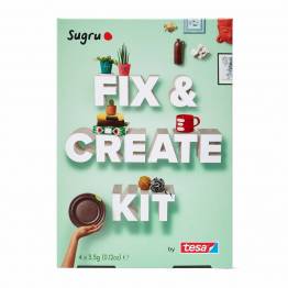  Sugru 'fix it' modelleringsvaxlim - Fix & Create Kit häfte och 4-pack