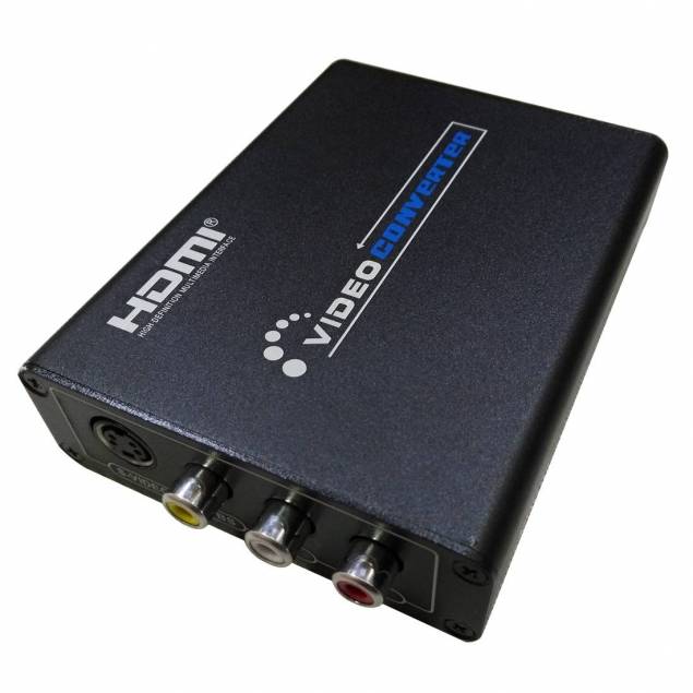 HDMI till AV + S-Video Converter