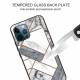 iPhone 13 Pro skal 6.1" med marmormönster - Vit/grå
