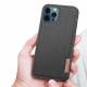 DUX DUCIS Fino iPhone 12 Pro Max 6,7" skal med vävd yta - svart