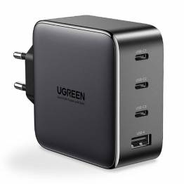Ugreen GaN X 4-portars PD3.0 QC4+ 100W 3xUSB-C och 1xUSB-A Mac-laddare