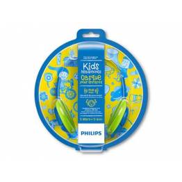  Philips hörlurar för barn - blå/grön