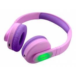 Philips trådlösa on-ear hörlurar för barn - lila
