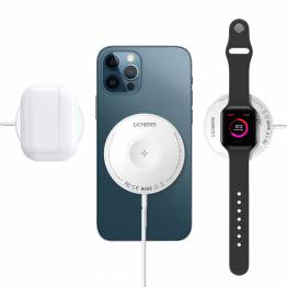 3 i 1 laddare med Qi, MagSafe och Apple Watch-laddning - Licheers