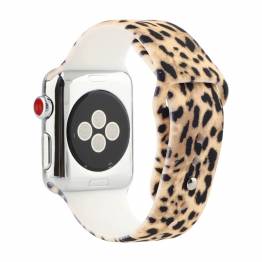  Apple Watch-rem i silikon 38/40/41mm - Leopardpälstryck