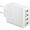 GooBay 4 portar USB-laddare 30W - Vit