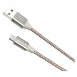  GreyLime Braided USB-A til Micro USB Kabel Beige 1 m