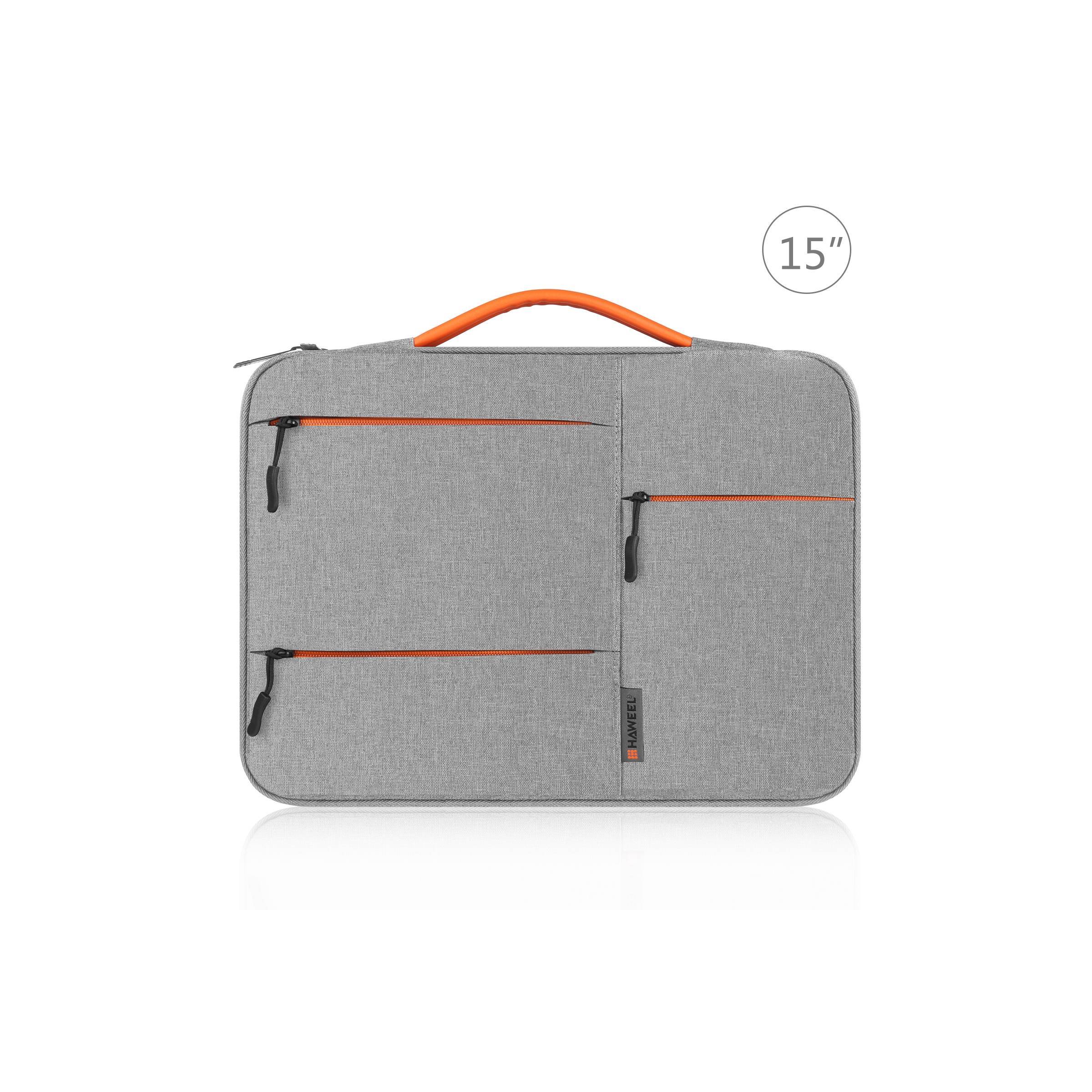 Haweel Macbook 15 16  " Vaska I Vattenavvisande Tyg Grå