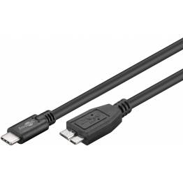  USB-C till Micro USB 3 10pin B male - 1m