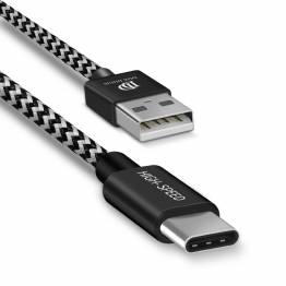 DUX DUCIS härdad USB till USB-C nylonkabel 1m