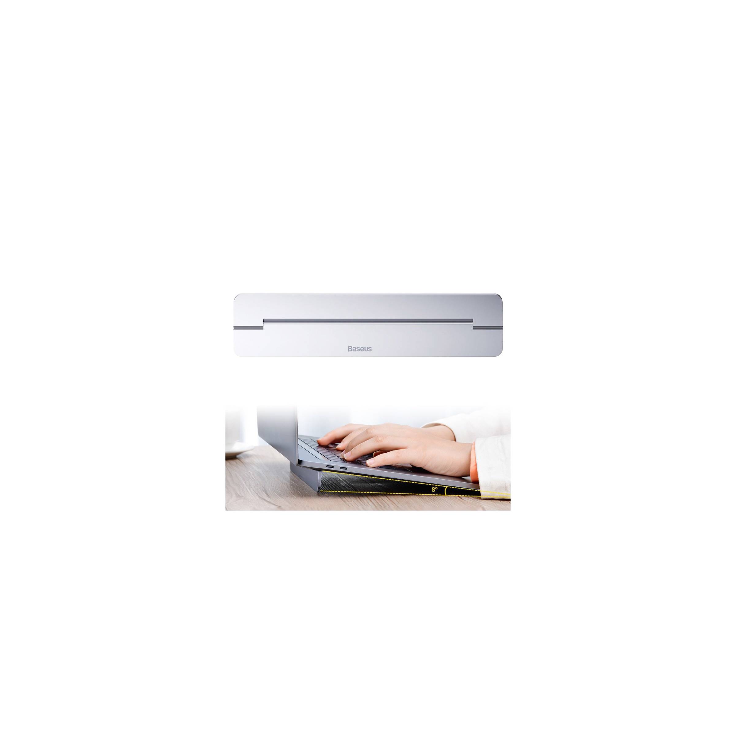 Baseus Hopfallbart Macbook Stall Silver