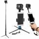 Selfiestick och stativ för GoPro/actionkameror med mobilhållare