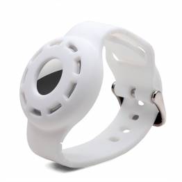 AirTag -armband för barn i silikon - Vit