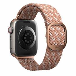  UNIQ Apple Watch flätat band 38/40/41 mm - Citrusrosa