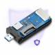 4-i-1 USB 3.0-kortläsare (SD, CF, microSD, MS) från Ugreen