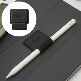  Ringke självhäftande Apple Pencil hållare i konstläder - Svart