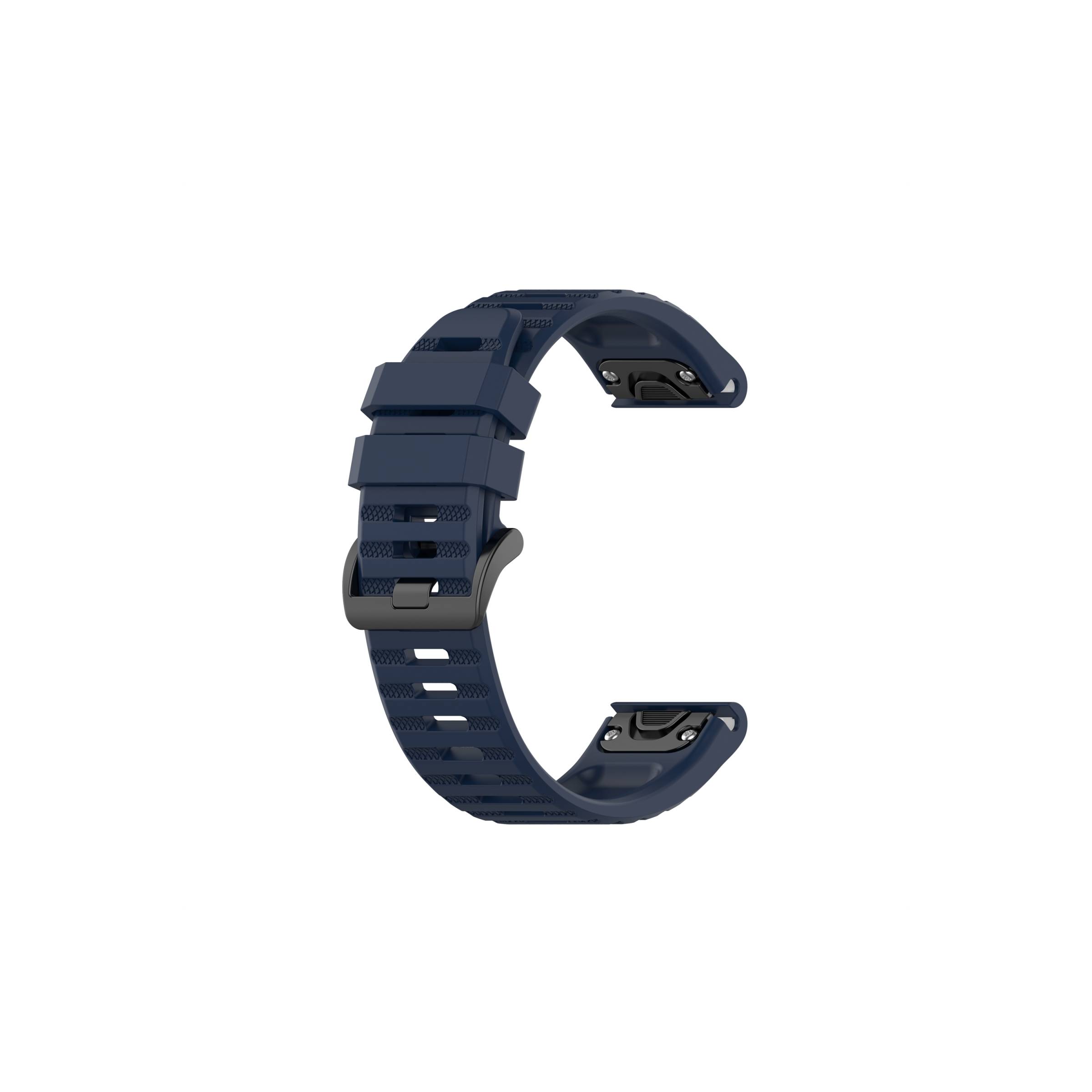 Silikonrem För Garmin Fenix ââââ5/6 Forerunner Instinct Etc. Blå