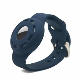 AirTag -armband för barn i silikon - Mörkblått