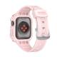 Rem och skydd i ett för Apple Watch 40/41mm - Pink/Rose Pink