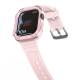 Rem och skydd i ett för Apple Watch 40/41mm - Pink/Rose Pink